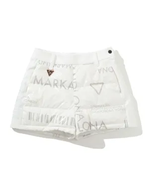 Women's CD9-DCSP Down shorts WHITE
