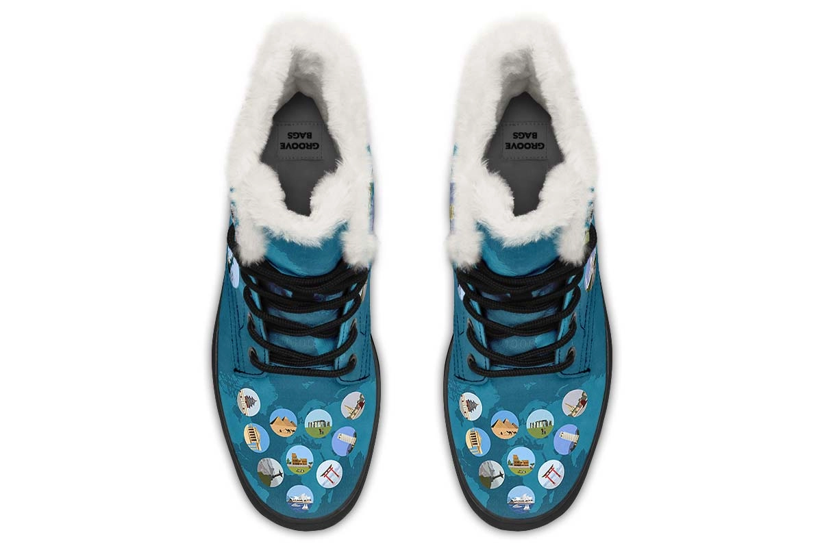 World History Winter Boots